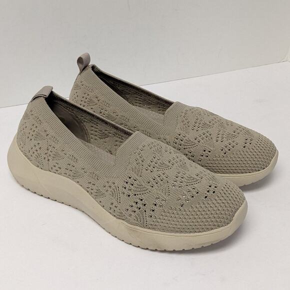 Skechers Seager Cup Slip-On Shoes, Taupe, Women's 8 M - Picture 1 of 6